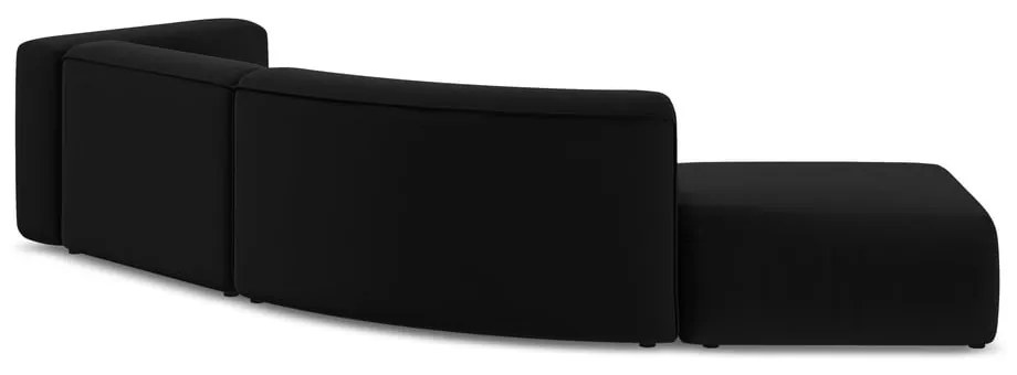 Fekete bársony heverő (bal oldali) Ekahi – Makamii