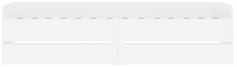 fehér ágykeret fiókokkal 90x190 cm