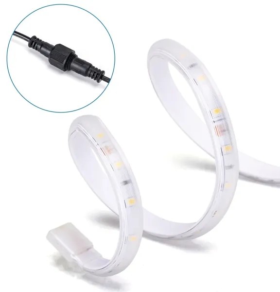 Aigostar - LED dimmelhető napelemes szalag 20W, 20m, 6500K, IP65, DO