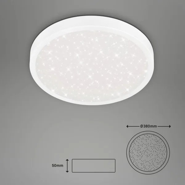 Briloner 3071-016 - LED Mennyezeti lámpa RUNA LED/24W/230V átm. 38 cm fehér