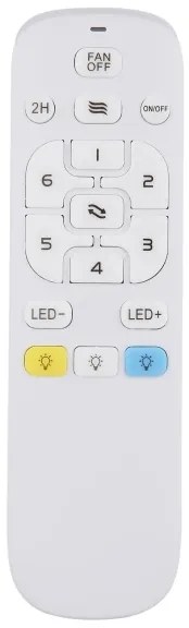 Globo 03655 - BOZAN dimmelhető LED mennyezeti ventilátor 32W/230V + távirányító