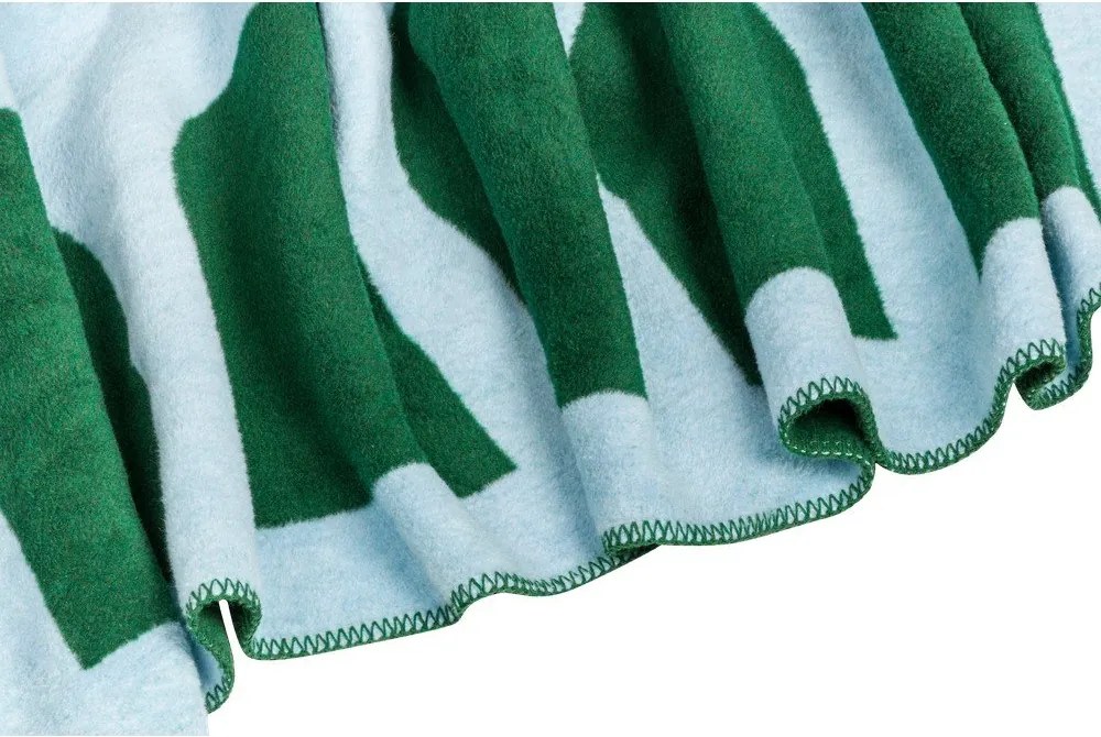 Zöld-kék takaró 150x200 cm Gilli – noo.ma