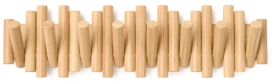 Natúr színű borovi fenyő fali fogas 61 cm Picket – Umbra