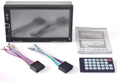 FastLine 2Din-es autórádió 7 colos,multimédiás rendszer , mp5 4*45W NOD-321H49