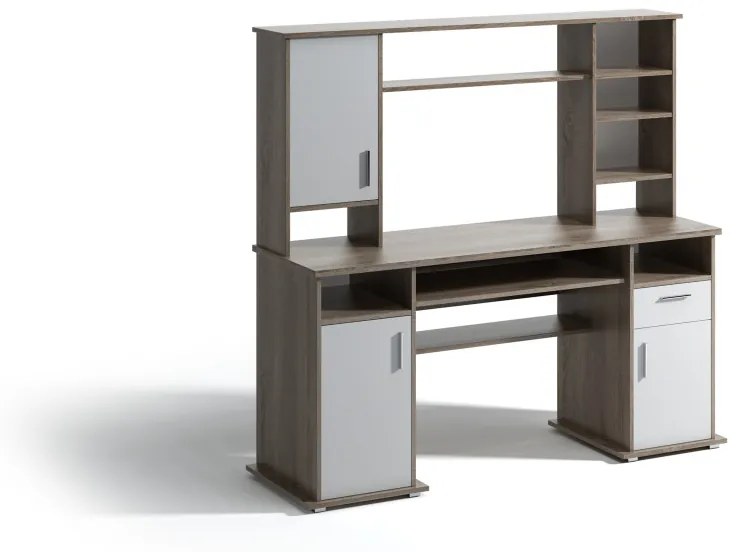 VIGO Íróasztal Trüffel/Fehér Színben