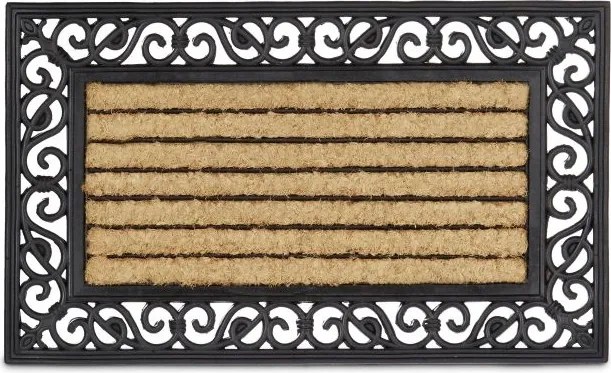 Lábtörlő Téglalap Alakú Kókusz 75 × 45 cm Csúszásgátló