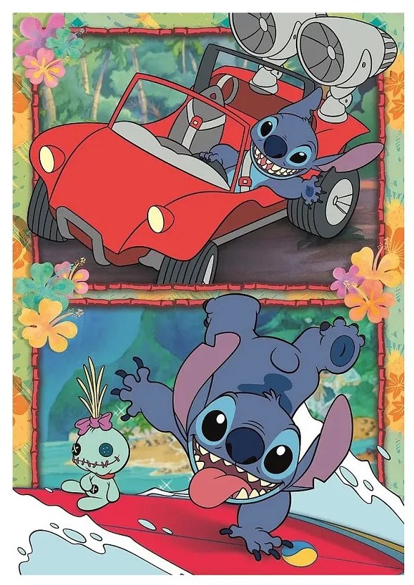 Disney Lilo és Stitch, A csillagkutya Wild Adventure 104 db-os puzzle Clementoni