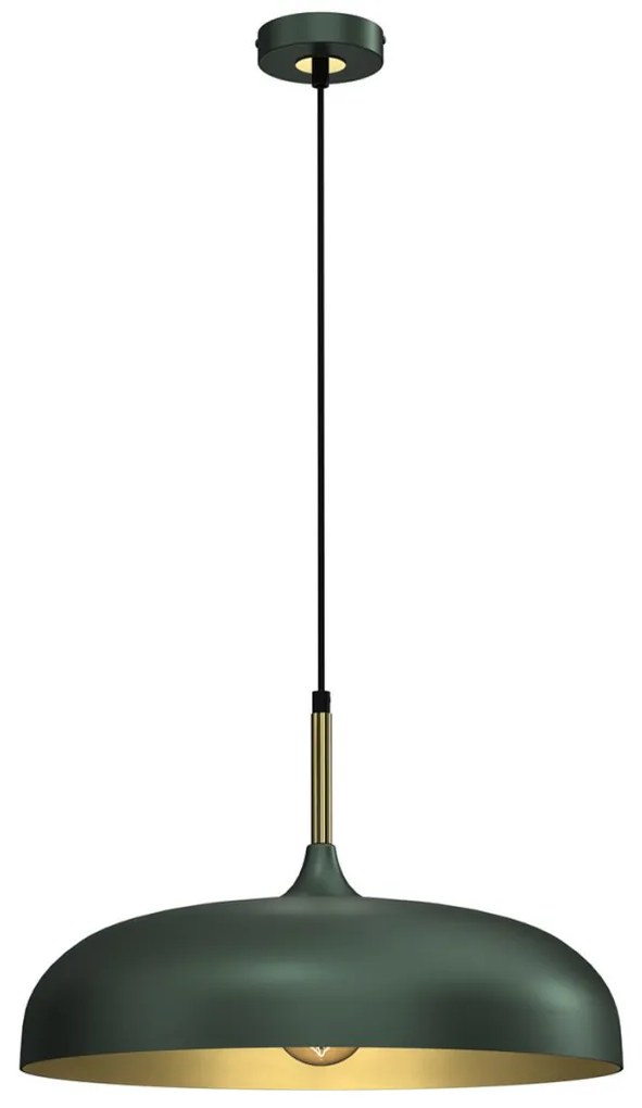MILAGRO MLP7900 LINCOLN Modern Függesztett Lámpa Zöld, Arany E27 IP20