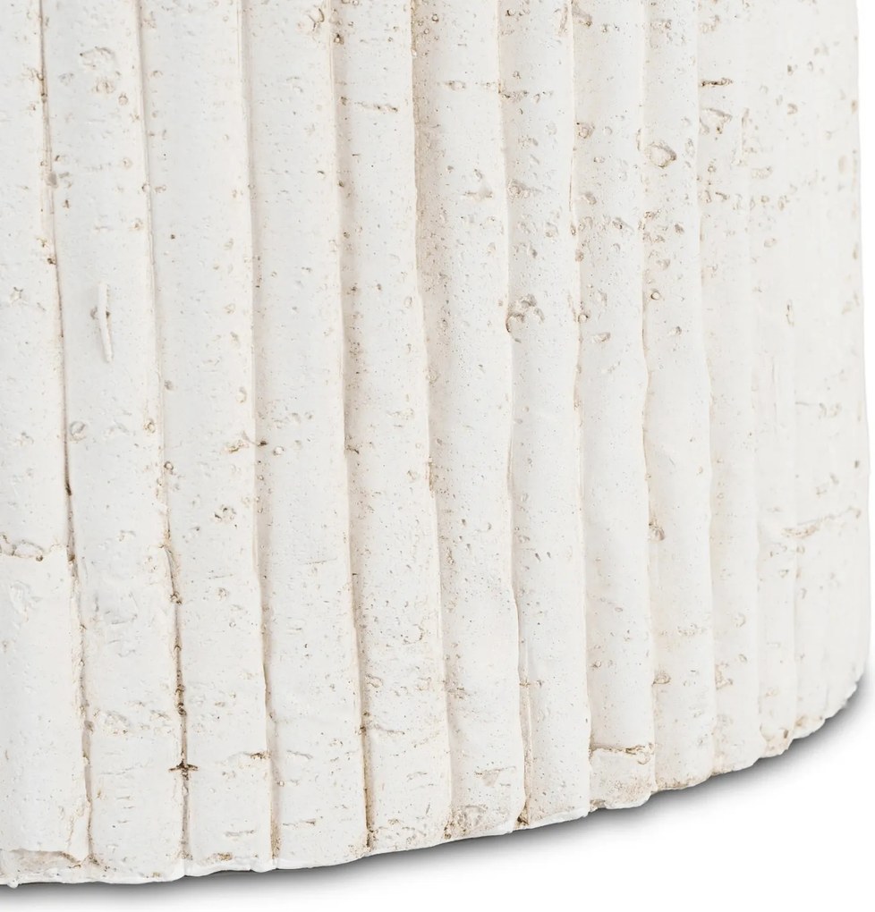 Modern dohányzóasztal TIALL 38 cm, krémbézs