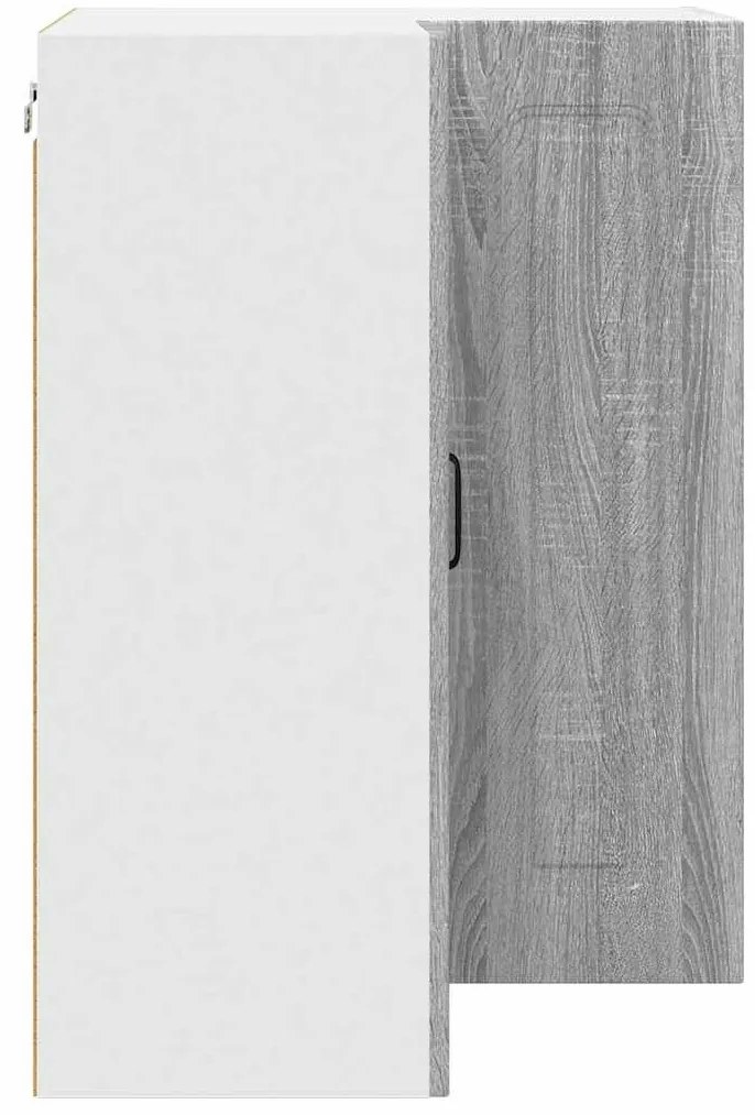 Fali konyhaszekrény Szürke Sonoma 57 x 57 x 80 cm Faanyag