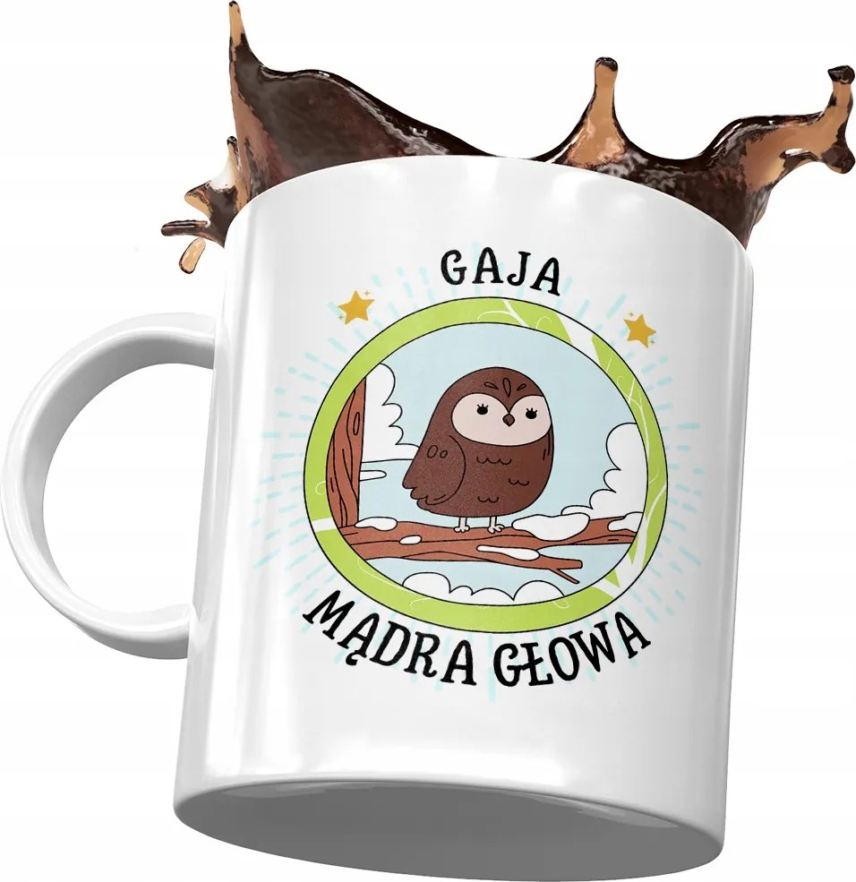 Gaia Születésnapi Bögre Névnapi Ajándék Nyomtatott Fotóval