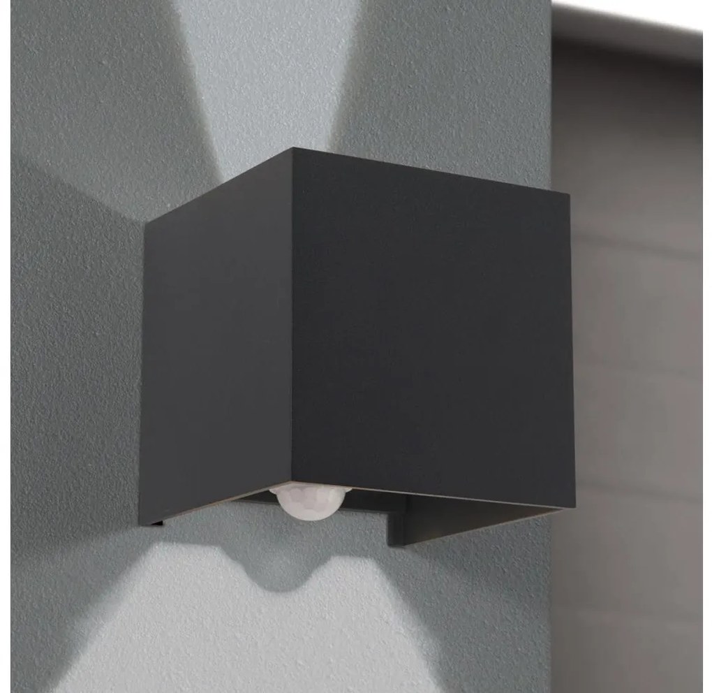 Orion AL 11-1314 - Kültéri LED lámpa CUBE-S szenzorral LED/13W/230V IP54 ant.