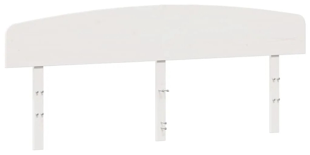 fehér tömör fenyőfa fejtámla 200 cm