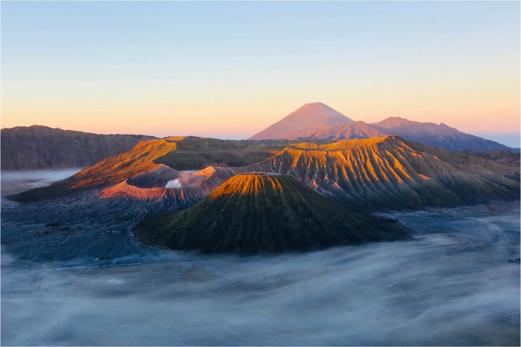 Kép a Bromo-hegyről Indonéziában (90x60 cm)