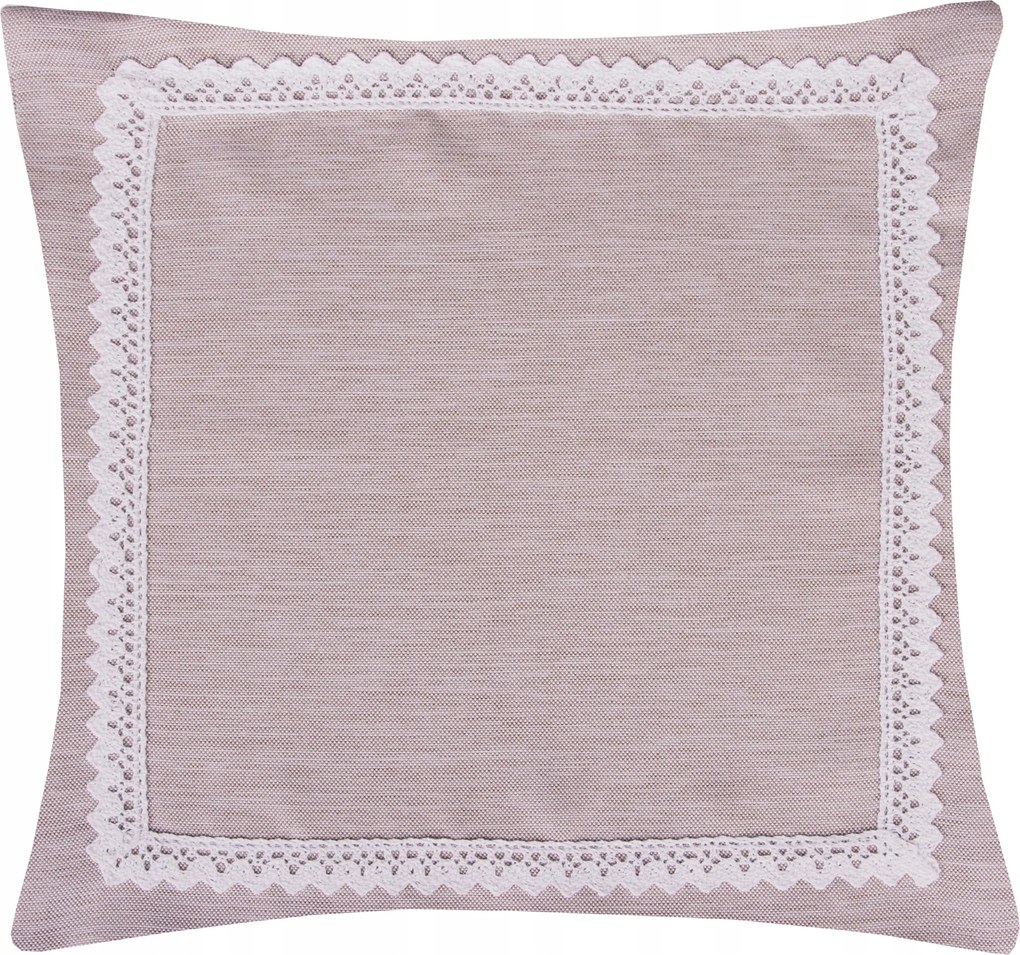 Dekoratív párnahuzat Malaga 45x45 Bézs