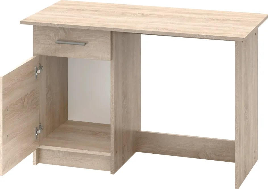 Univerzális PC asztal, sonoma tölgy, SIRISS NEW