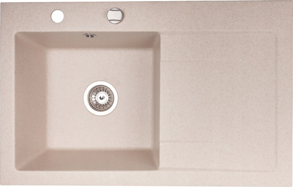 Gránit Mosogató Mingus 80L egymedencés konyhai mosogató csepegtetővel