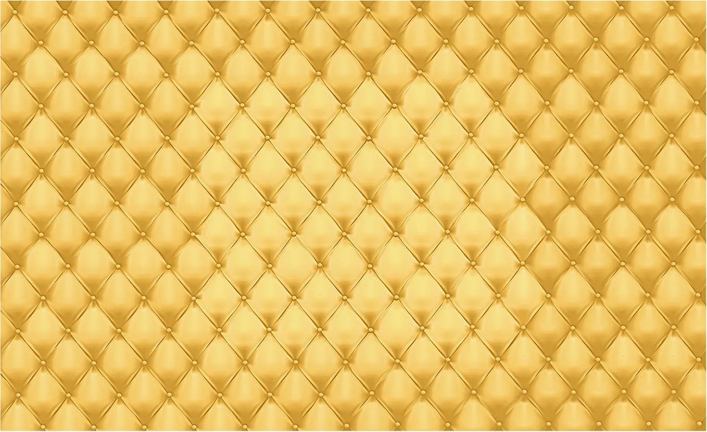 Flizelin fotótapéta Arany rombuszok steppelt textúra luxus 312x219 +ragasztó