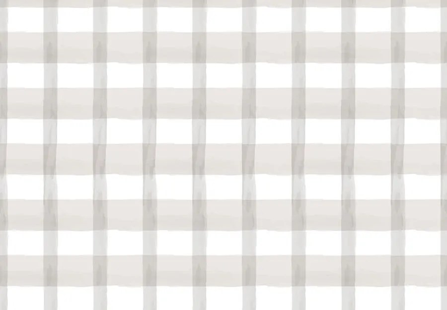 Parato Cristiana Masi Momi Plaid fehér-szürke kockás vlies tapéta – 4476