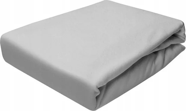 Gumis Jersey Lepedő 200X200 Szürke Világos