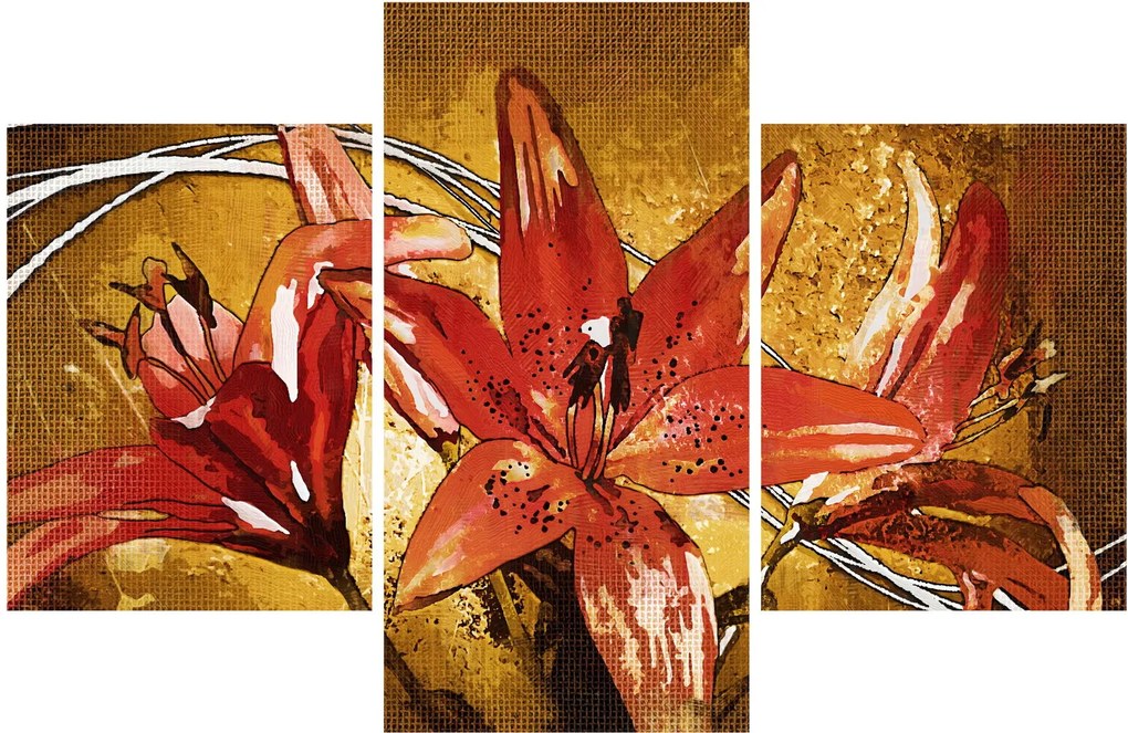 Kép a liliomvirágokról (90x60 cm)