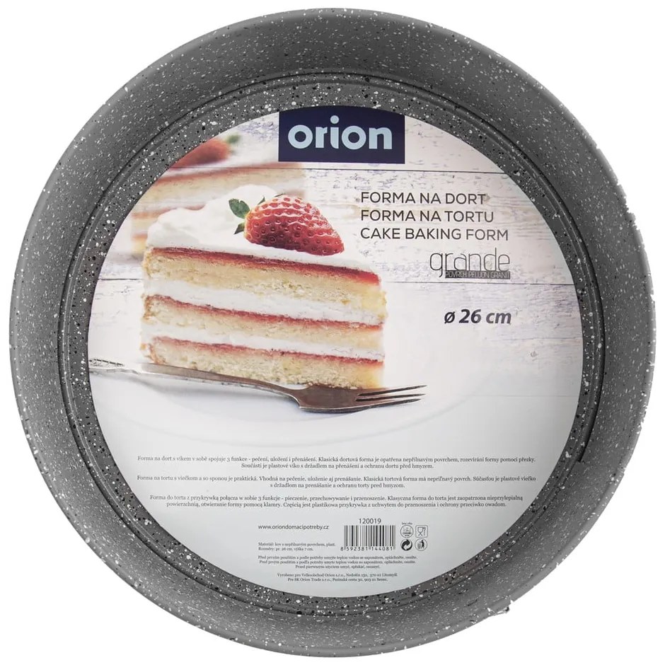 Fém torta sütőforma ø 26 cm Grande – Orion