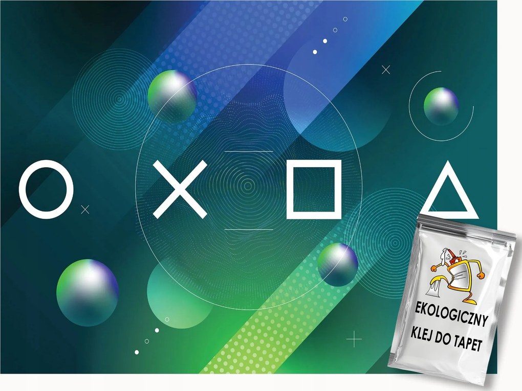 Fotótapéta Flizelina Playstation Szimbólumok Gamer Ps Gaming 300x210 ragasztó