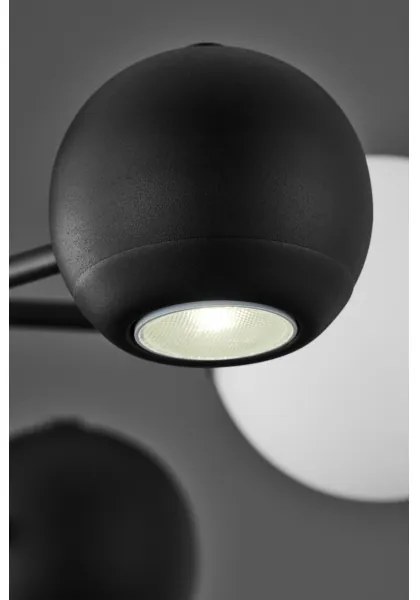 Jupiter 1997 - Csillár rúdon MOKA 3xGU10/10W/230V + 3xG9/10W/230V fekete/fehér