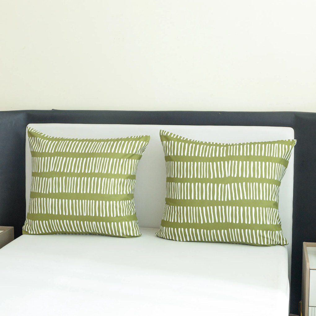 Mikroflanel párnahuzat GREENSORY 40x50 cm, zöld