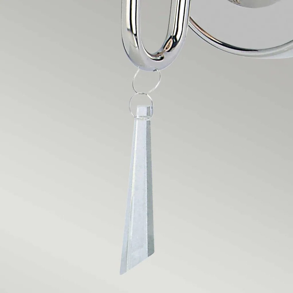Elstead Lighting FINSBURY PARK FP1-POL-NICKEL Fali lámpa 1x60W/E14