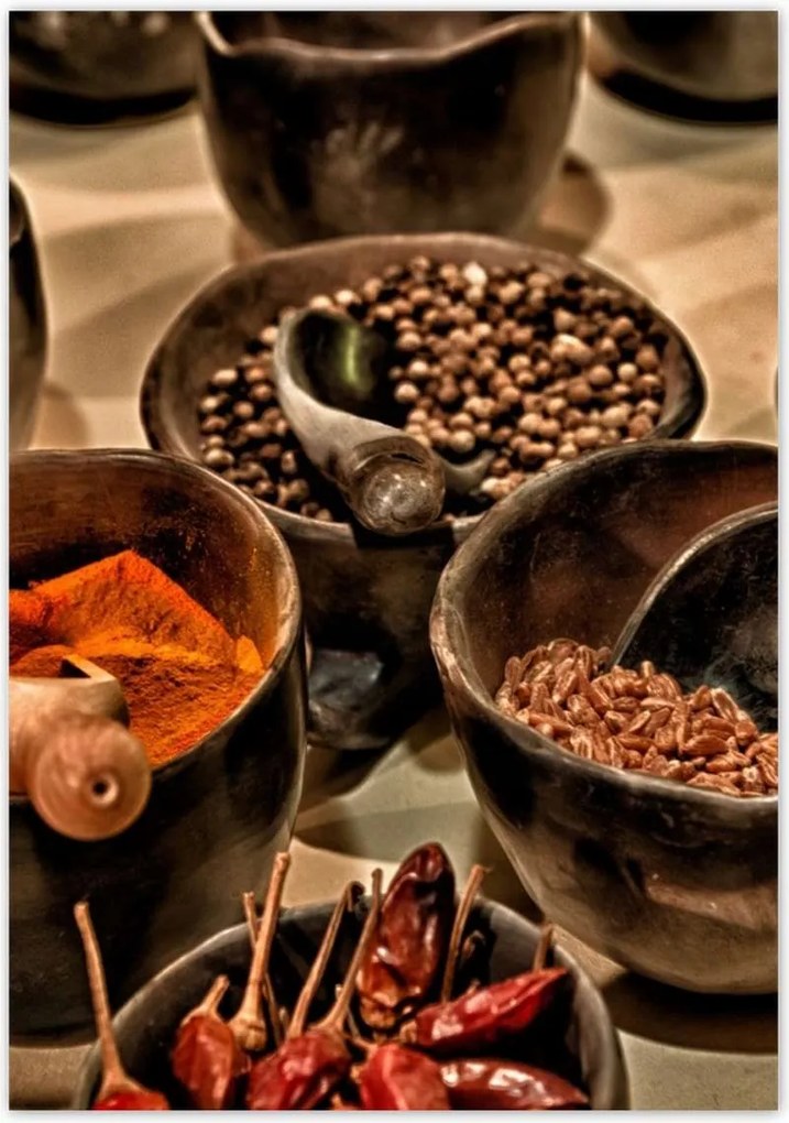 Poszterek 70x100 A világ fűszerei