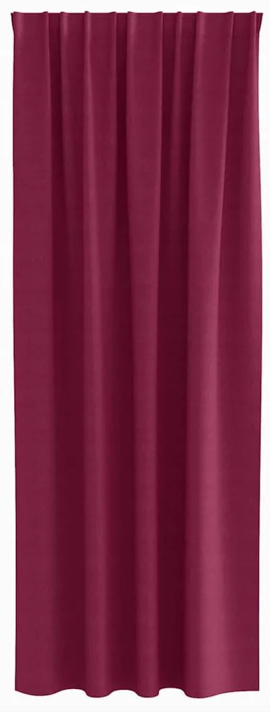 Függönyök függönyökkel 2 pcs Bordó 245x140cm Poliészter