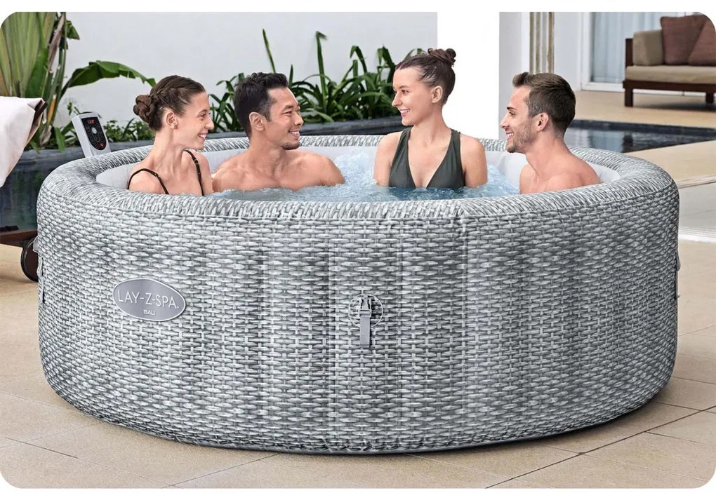 Dmuchane SPA Lay-Z Bali Grey 6 osobowe Bestway 6001N