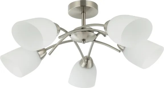 Felületre szerelhető csillár DONNA 5xE27/60W/230V nikkel