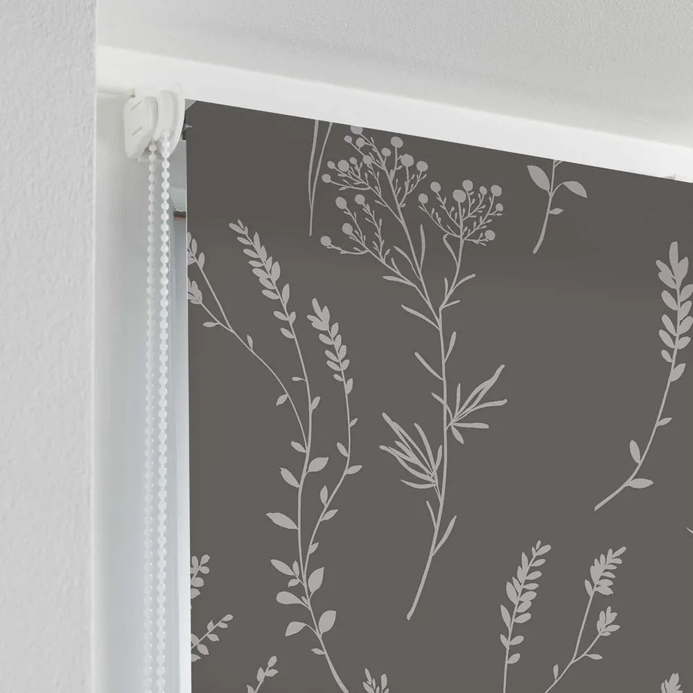 Antracitszürke textil roló 60x180 cm Forelista – douceur d'intérieur