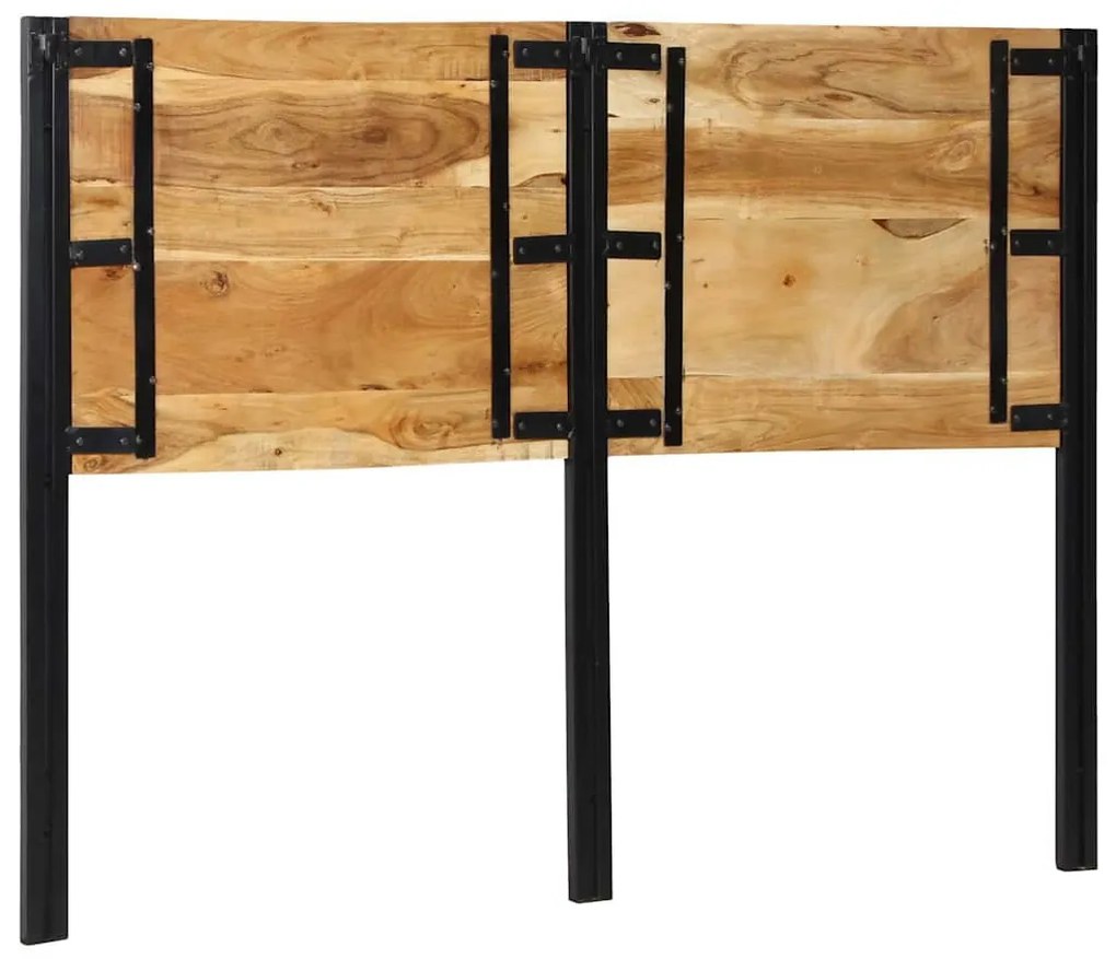 tömör fa akác és vas fejtámla 140 cm
