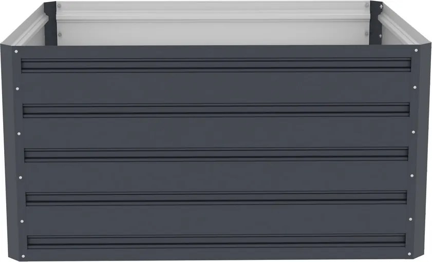 Emelt virágágyás G21 Daisy 100 x 80 x 52 cm, fém,antracit