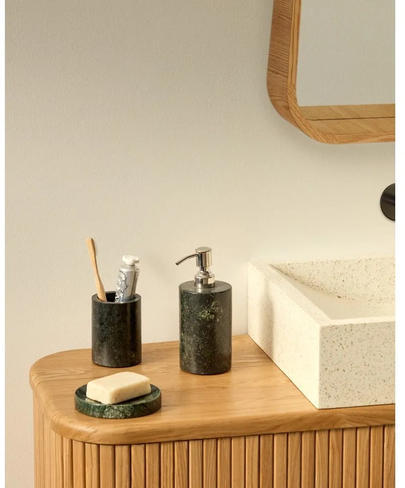 Sötétzöld márvány szappanadagoló 200 ml Elenei – Kave Home