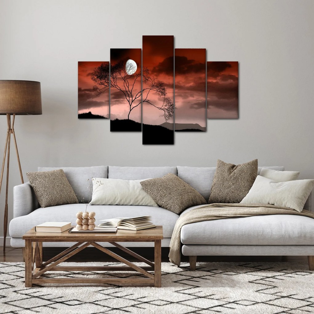 Kép - Hold megvilágítja az éjszakát (150x105 cm)