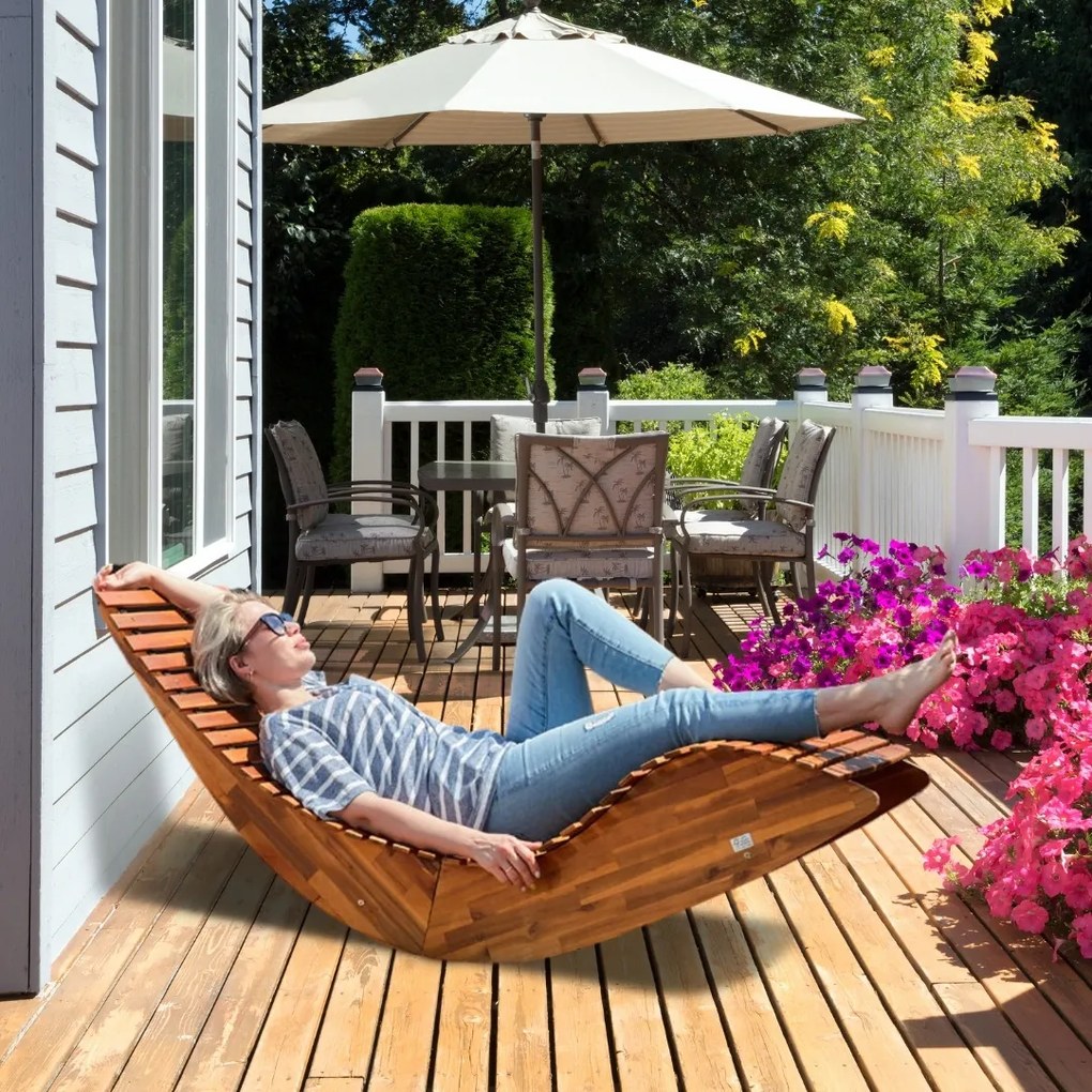 BALI függő nyugágy, 155x60x93cm, természetes barna Casaria