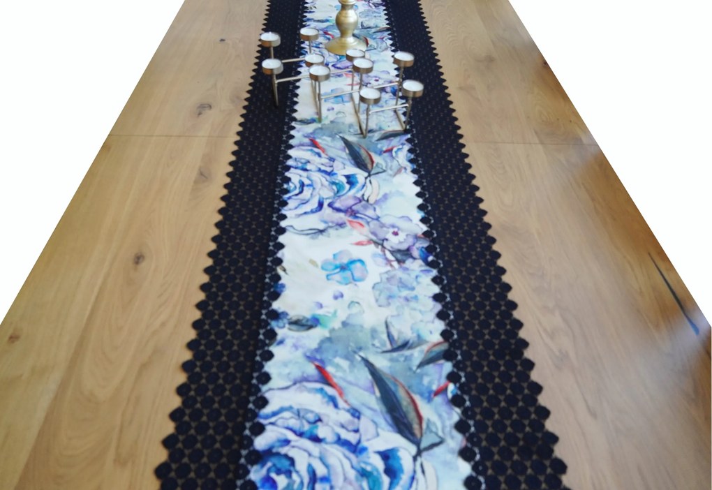 Mg Futófelület 3D Kék fekete 45x150 pol