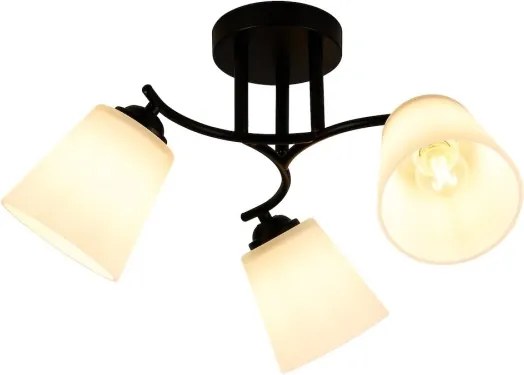 PAFOS felületre szerelhető csillár 3xE27/15W/230V, fekete