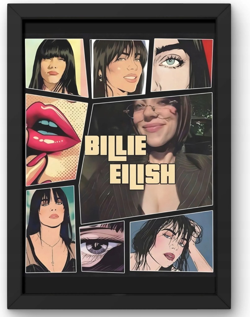 Billie Eilish poszter A4-es méret