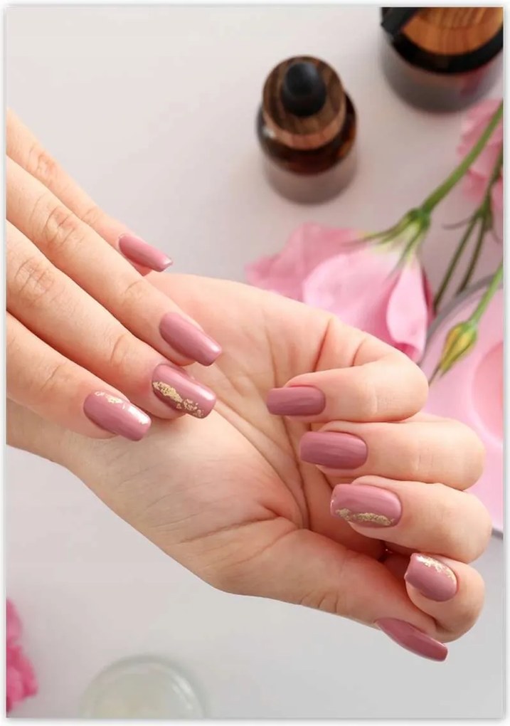 Poszterek 70x100 Ápolt kezek Spa Virágok