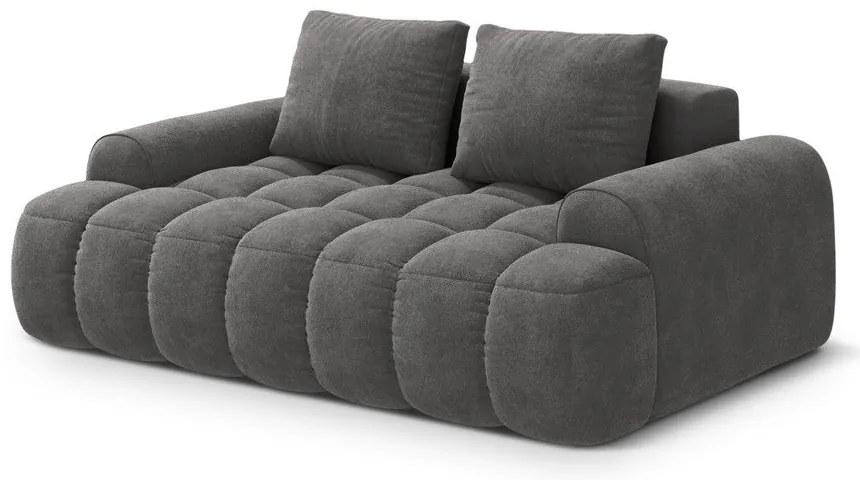 Szürke bársony kanapé 175 cm Linz – Cosmopolitan Design