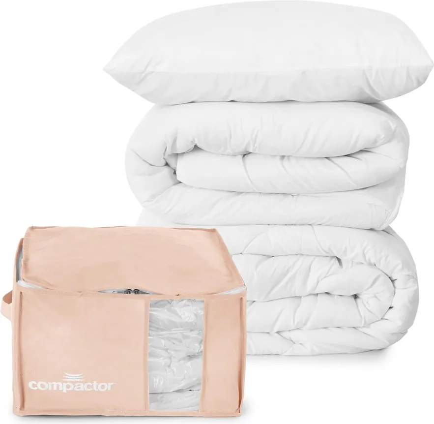 Vákuumos műanyag ruhatároló doboz 42x40x25 cm Pink Edition – Compactor