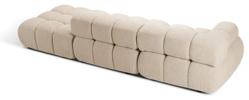 Bézs buklé moduláris kanapé 288 cm Bellis – Micadoni