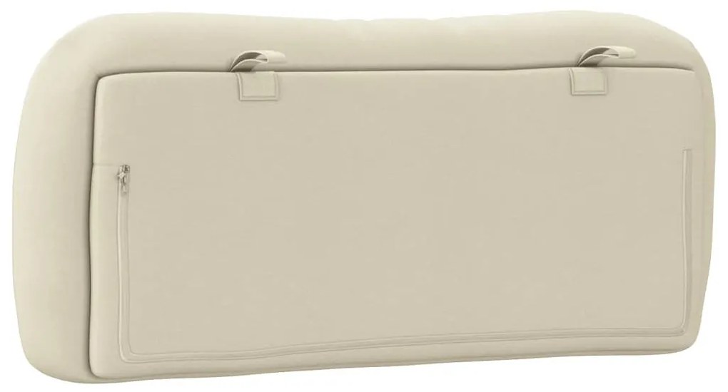 krémszínű szövet fejtámla párna Hvar 90 cm