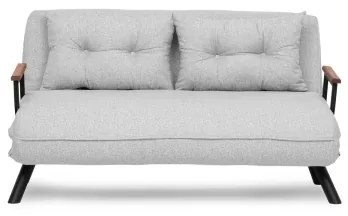 Kétszemélyes kihúzható kanapé QIRA szürke