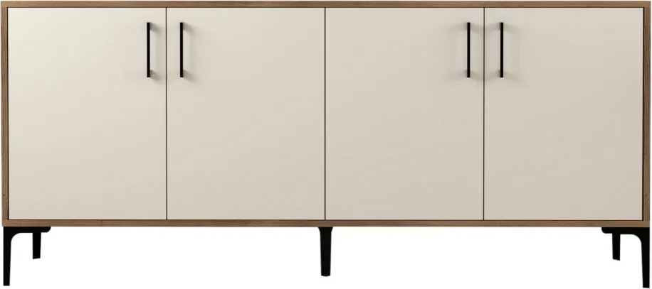 Kiev komód, dió-krém, 180 cm